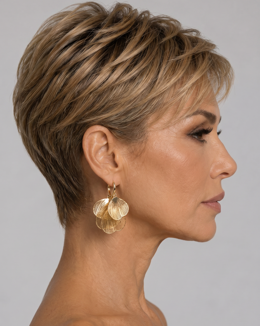 Pendientes Escama Dorada