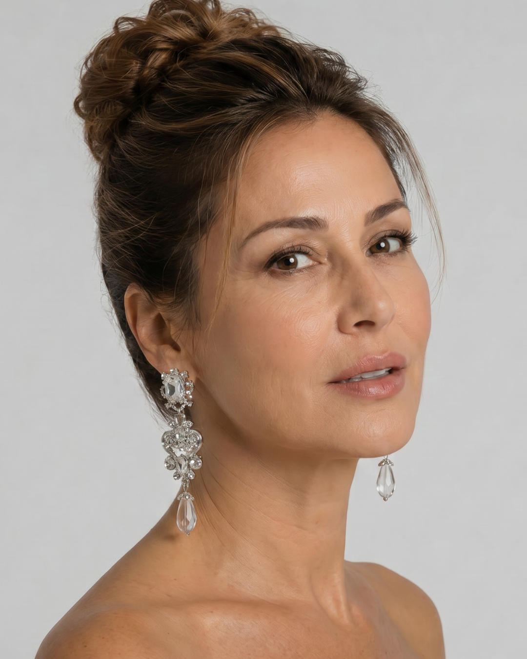 Pendientes Facetado Plata