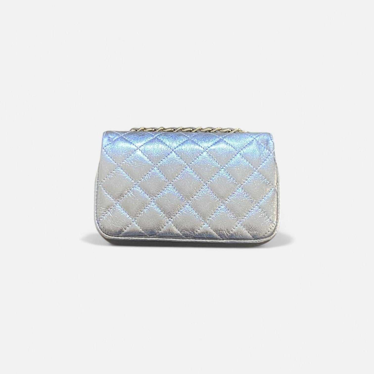Bolso Rocío Plata Acolchado