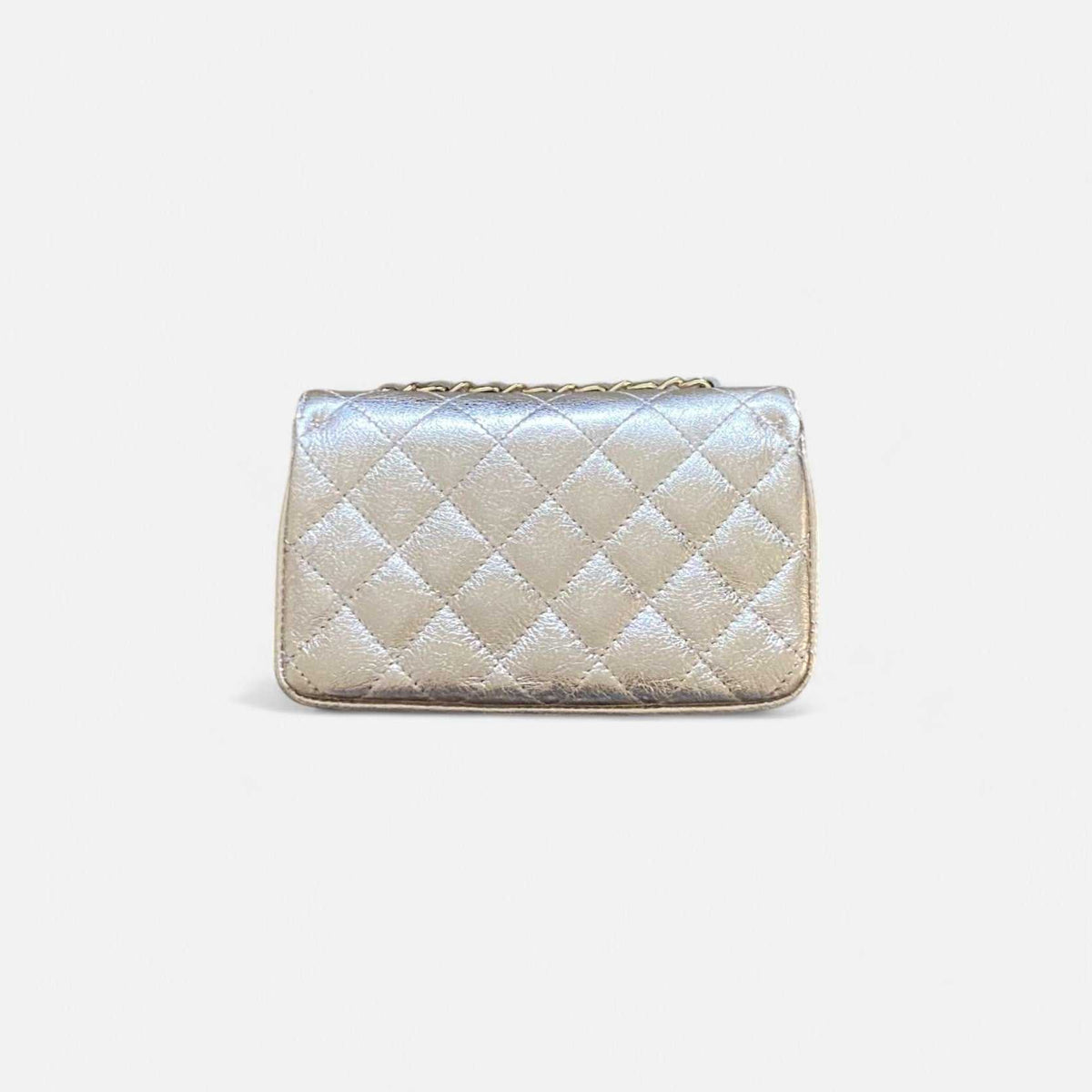Bolso Rocío Dorado Acolchado