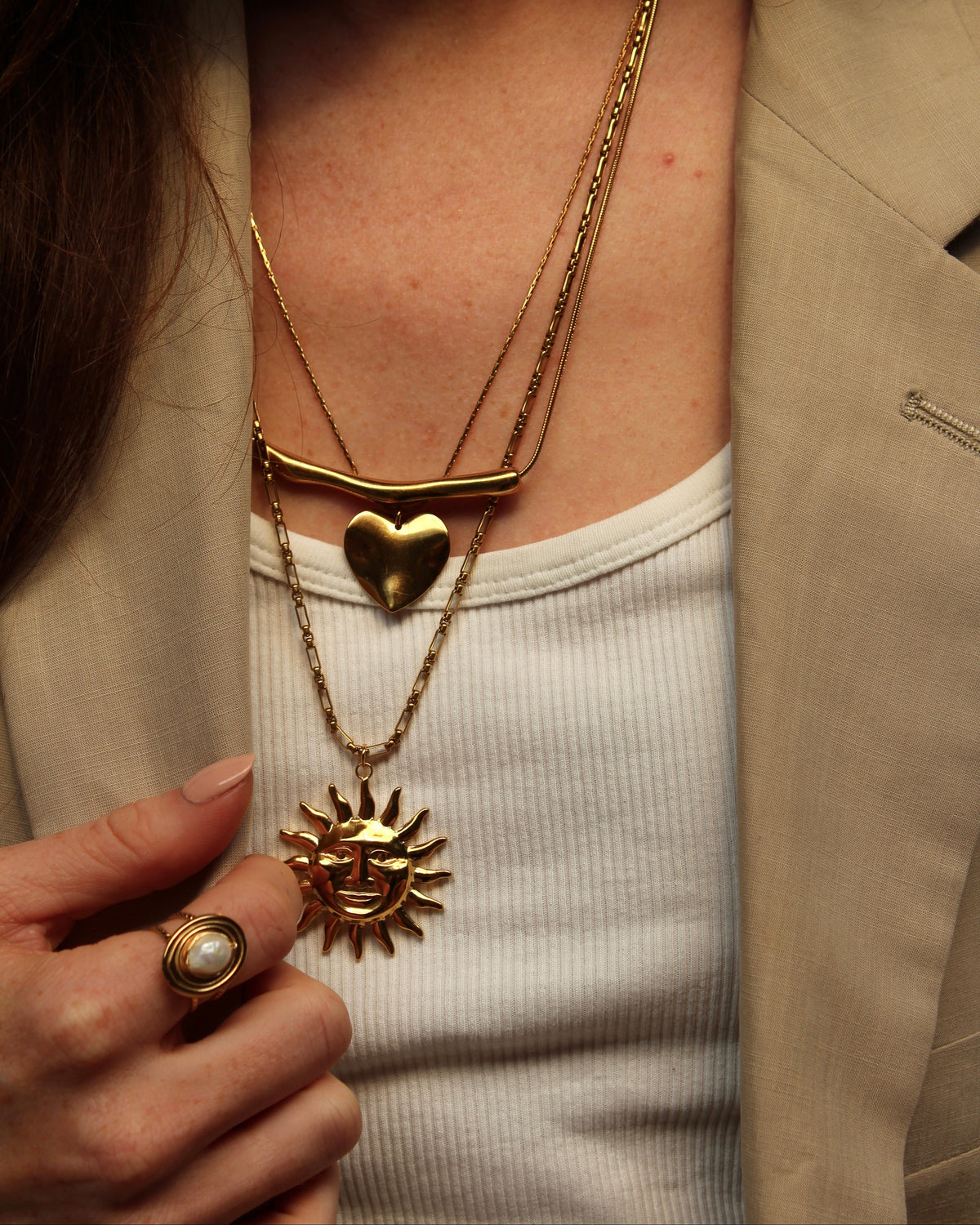 Collar Brasa de Cauce Claro