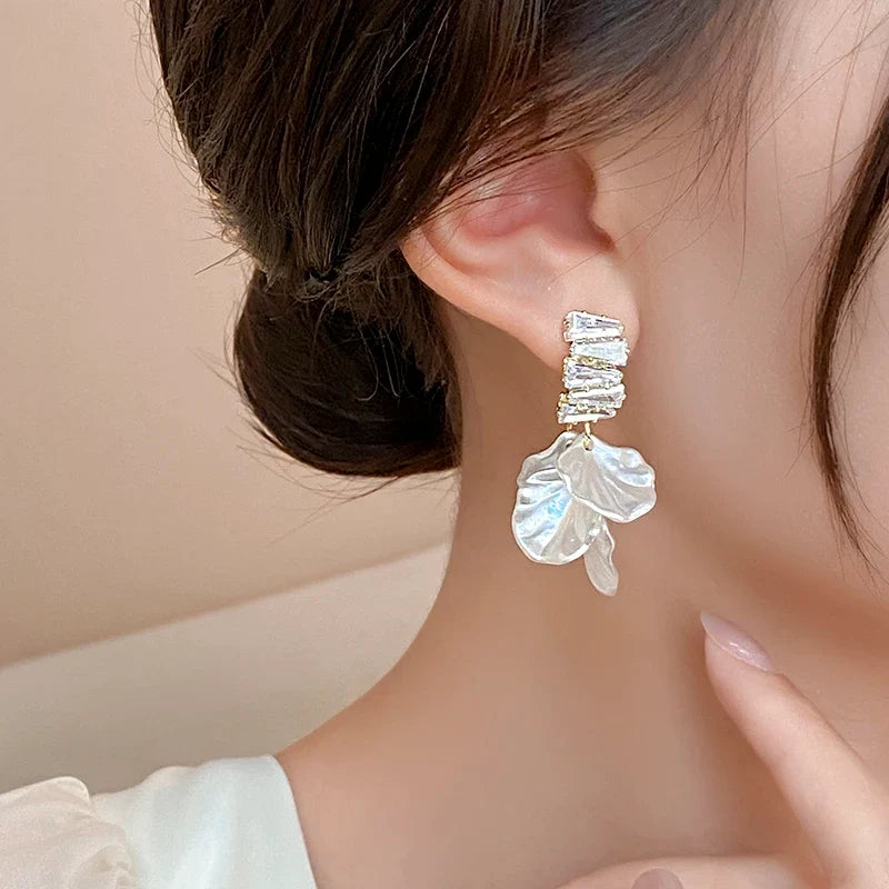 Pendientes Azahar Perla