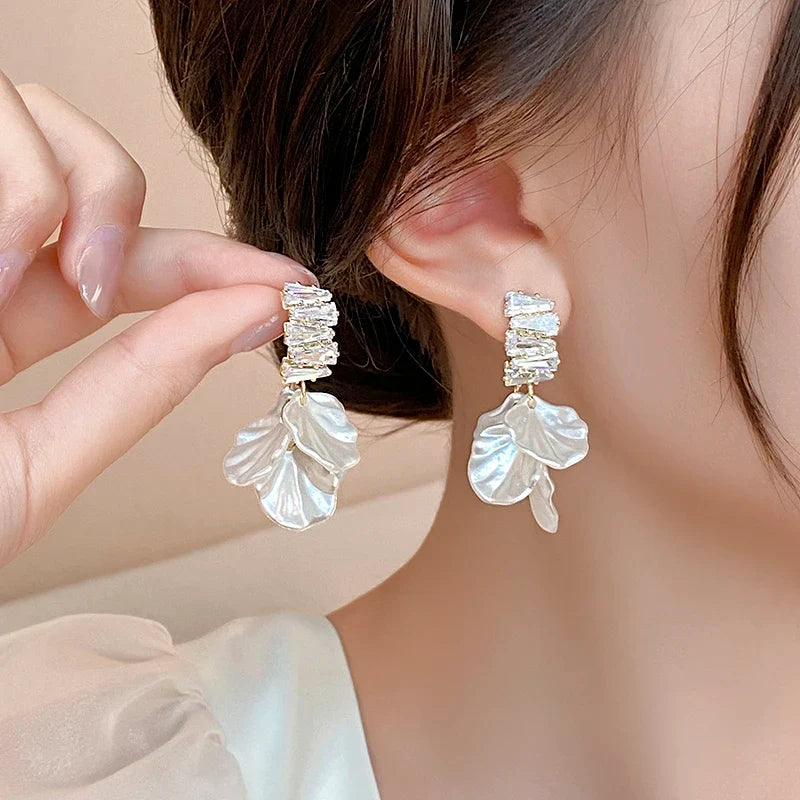 Pendientes Azahar Perla