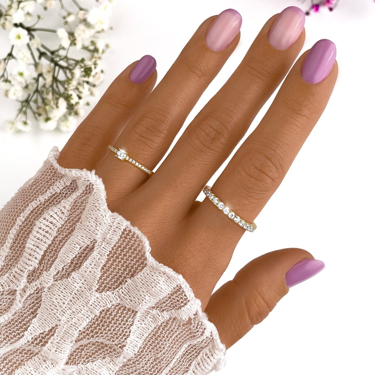 Anillo Rocío Brillante