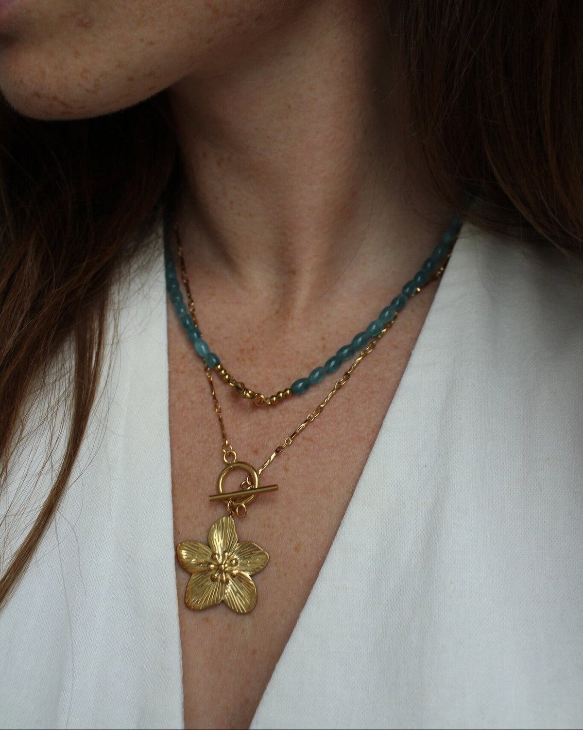 Collar Estela de Cauce Claro