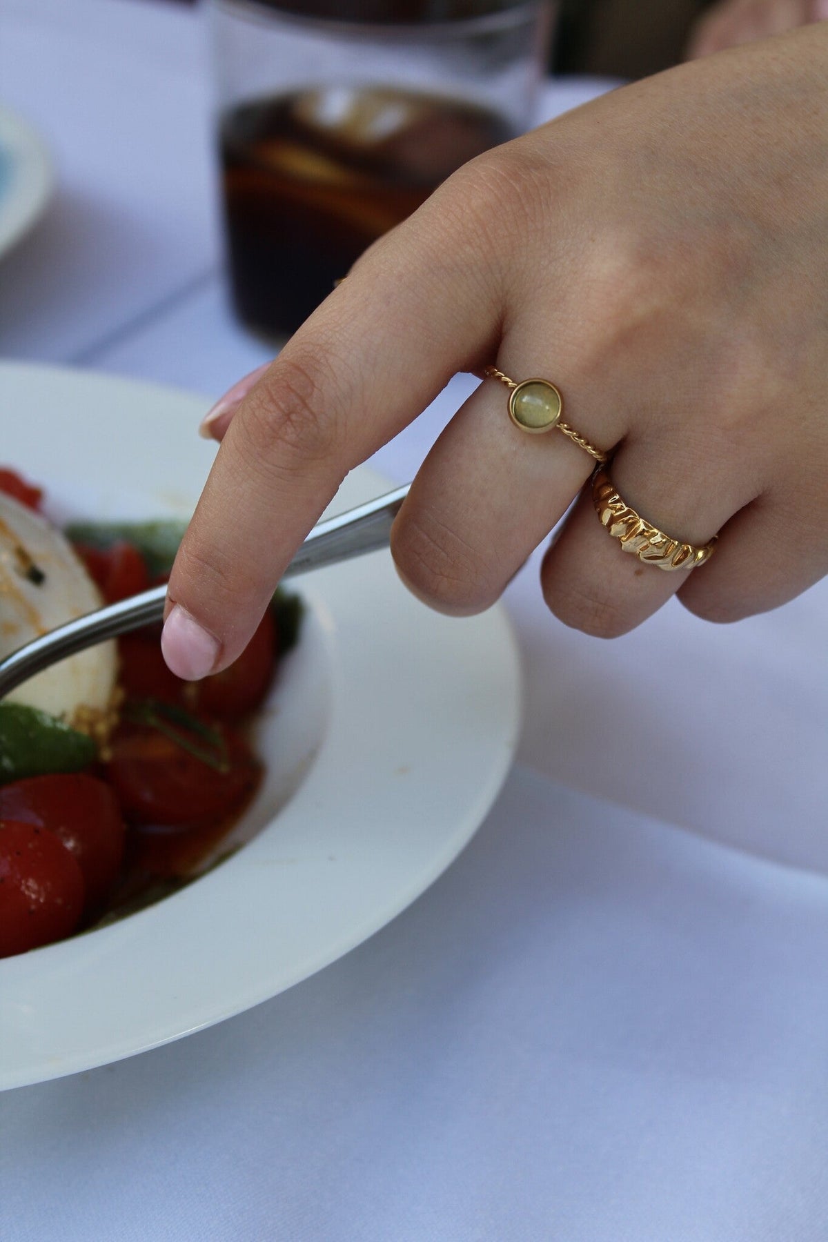 Anillo Arraigo Dorado