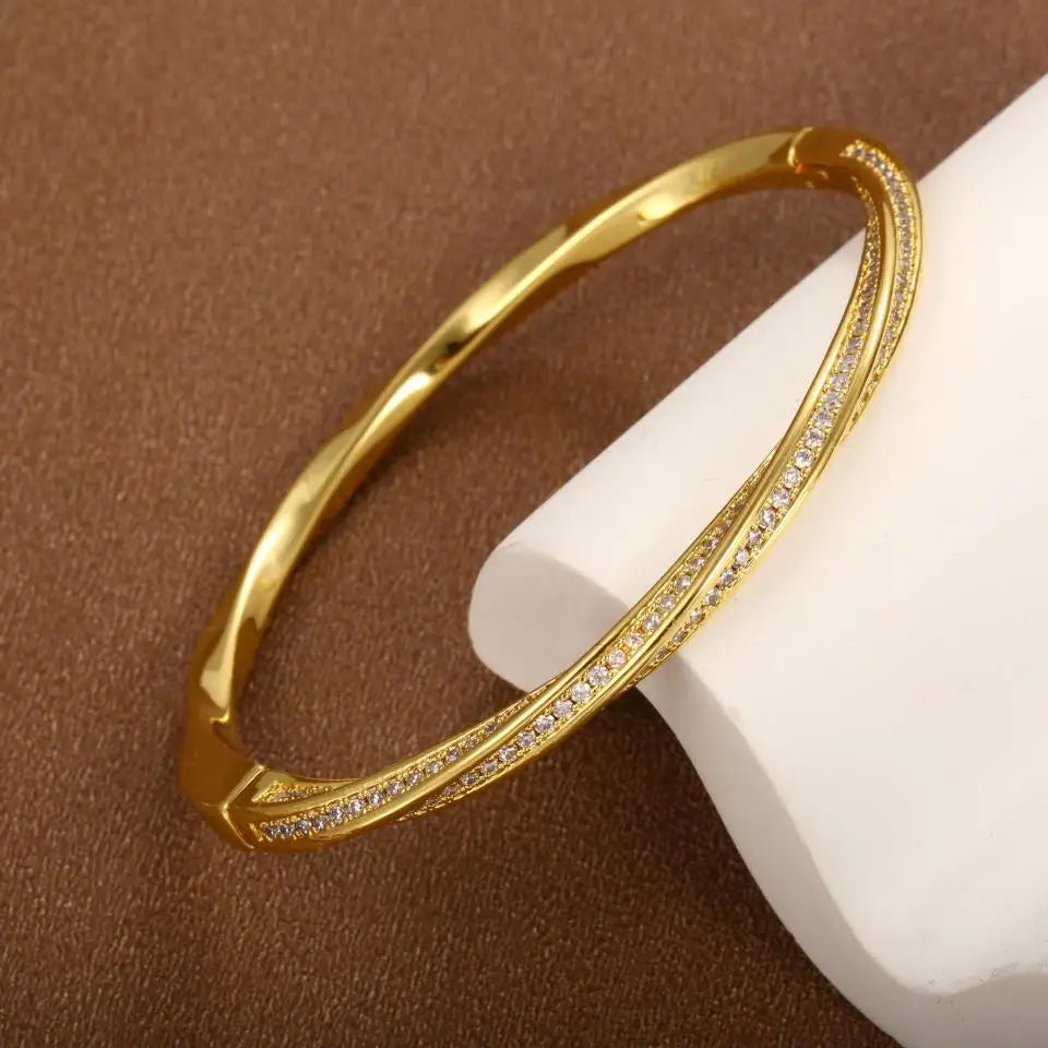 Pulsera Espuma Dorada