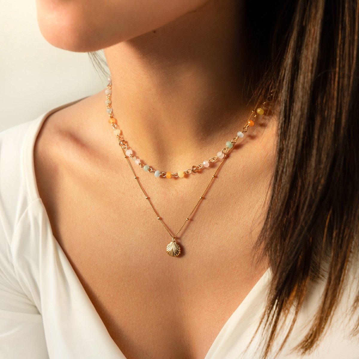 Set Collares Orilla Doble