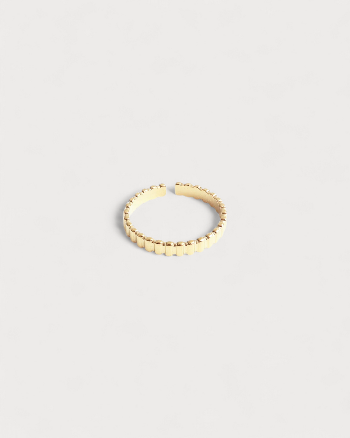 Anillo Espiga Nativa dorado