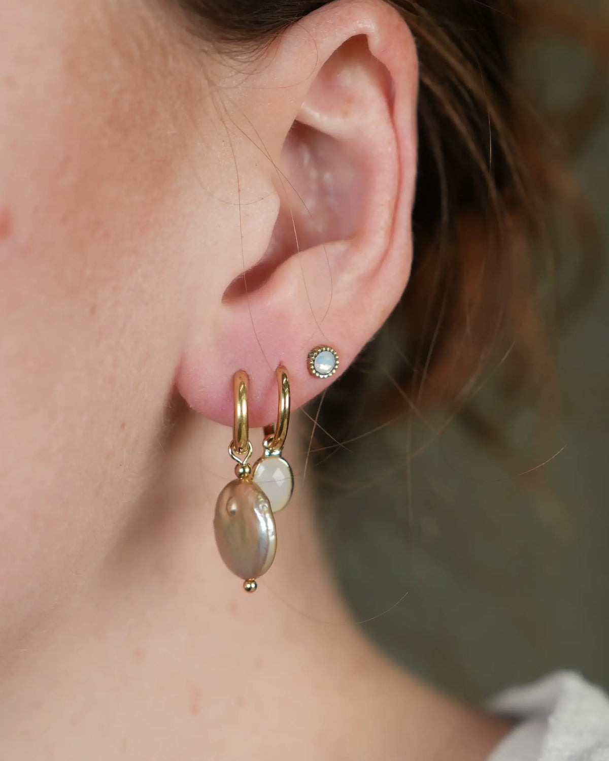 Pendientes Crisálida de Romero